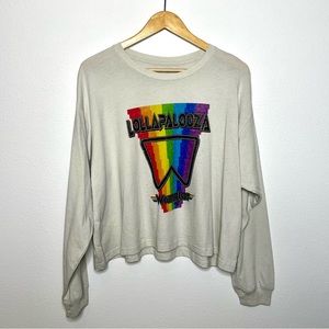 Wrangler Lollapalooza Music Festival Long Sleeve Tee M